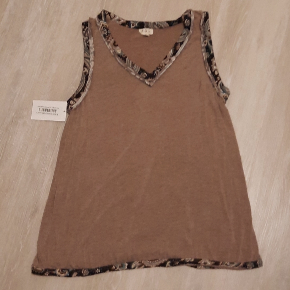 POL Vneck Tank Small NWT